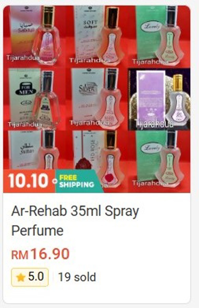 Ar-Rehab 35ml Perfume Spray Perfume & Attar