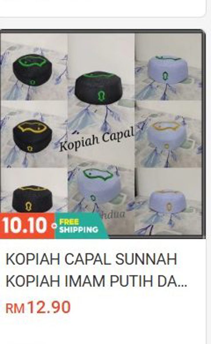 Kopiah Capal Sunnah / Kopiah Imam Putih