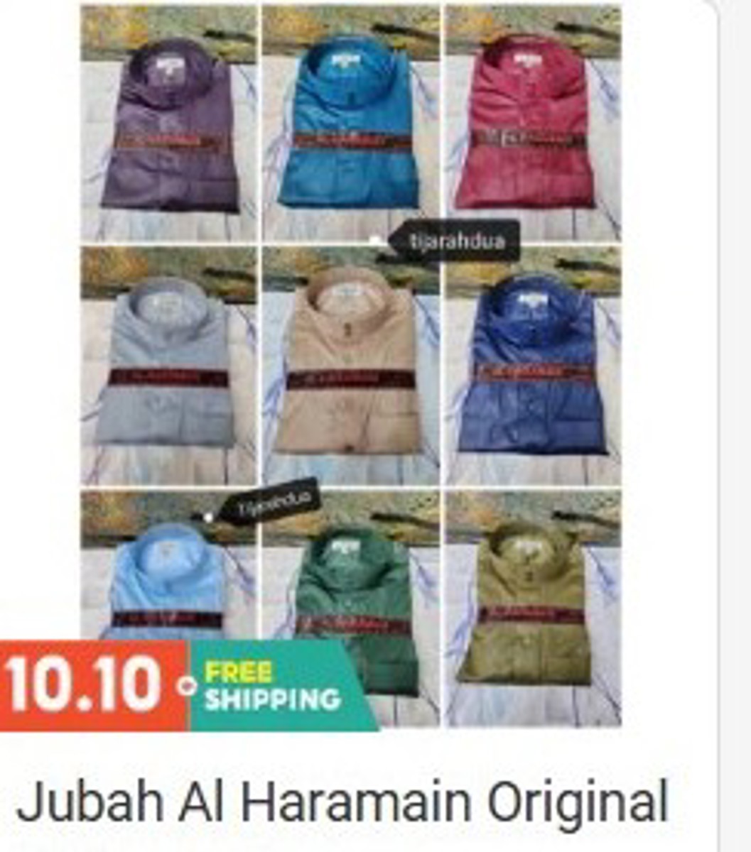 Jubah Al Haramain Original Vietnam (Adult) Clothing
