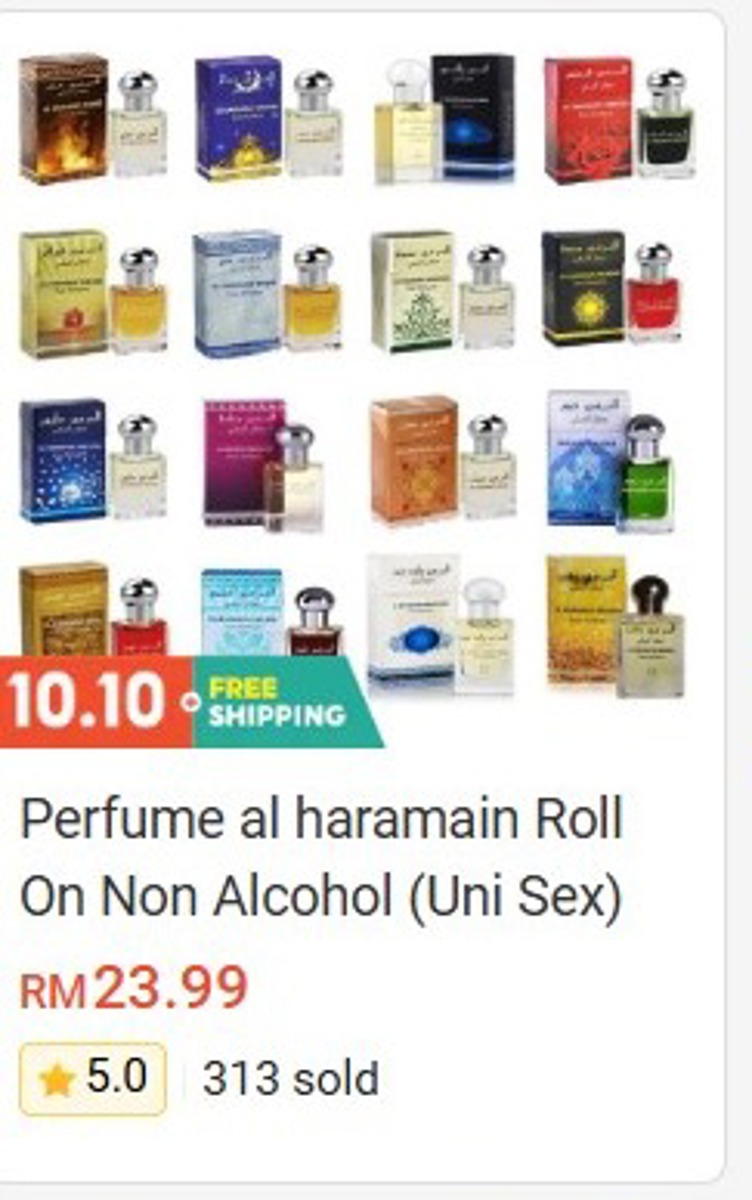 Al Haramain Roll-On Perfume (Non-Alcohol) Perfume & Attar