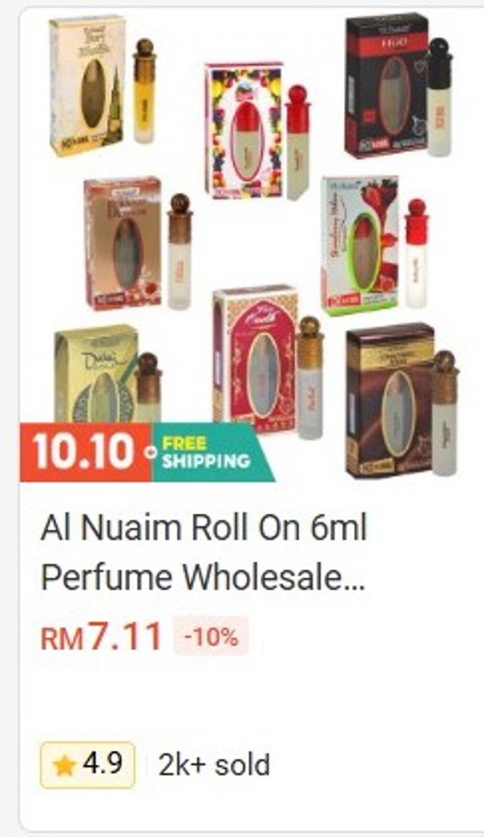Al Nuaim Roll-On 6ml Perfume Perfume & Attar