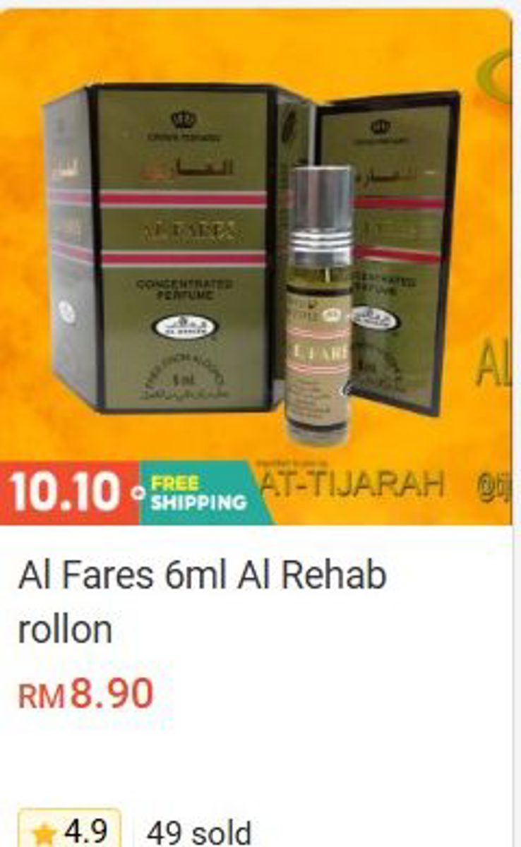 Al Fares 6ml Roll-On by Al Rehab Perfume & Attar