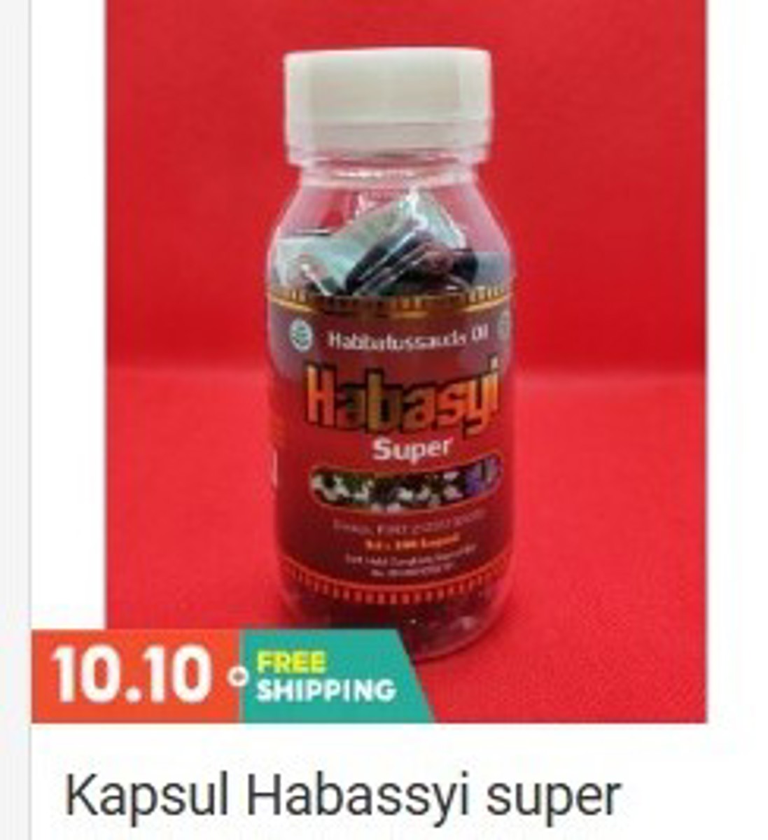 Kapsul Habasyi Super (100% Original Habbatus Sauda)