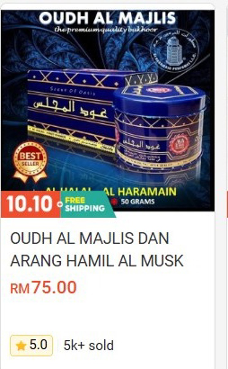 Oudh Al Majlis and Arang Hamil Al Musk Perfume & Attar