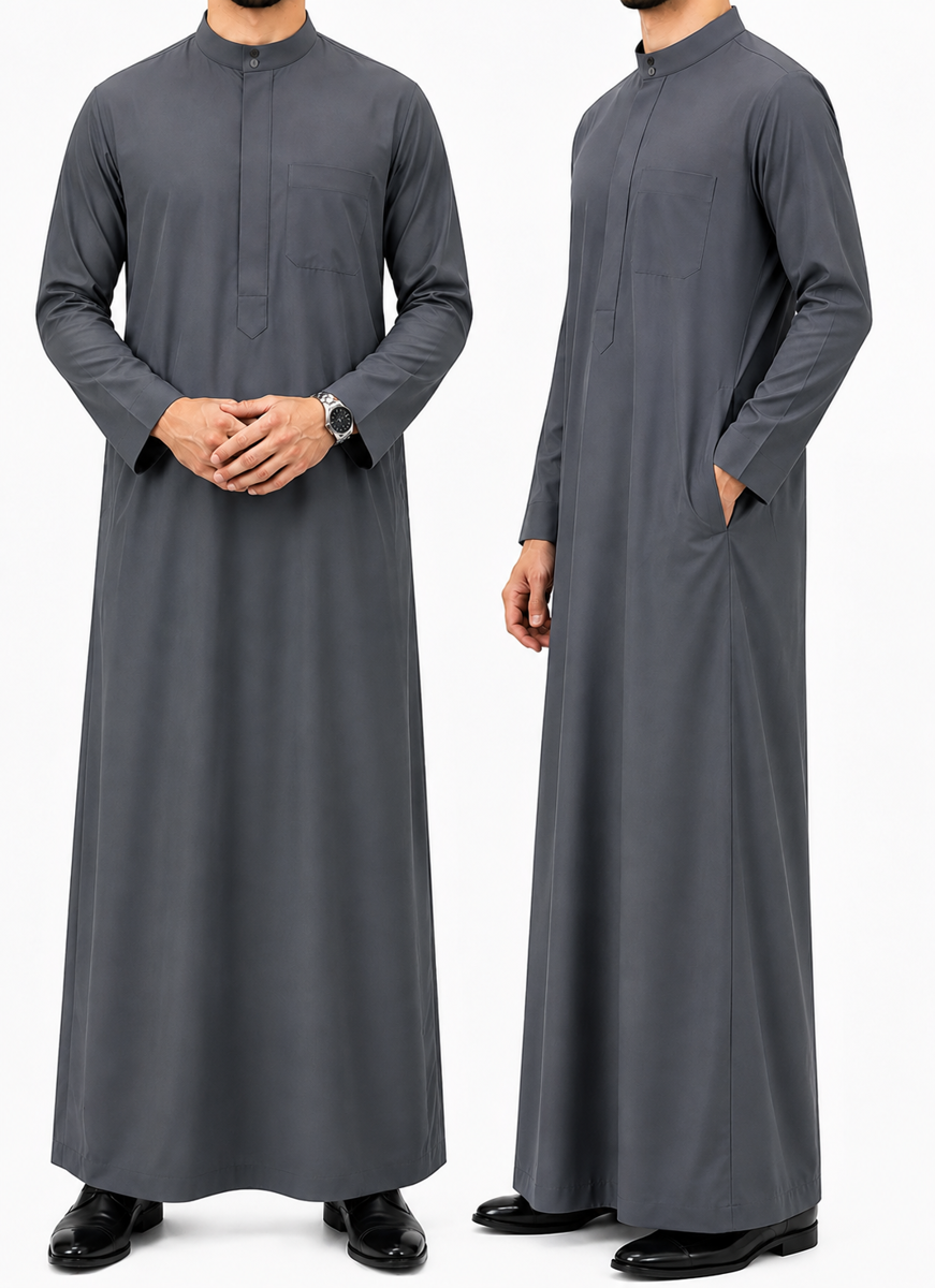 Jubah Al Haramain Kain Coat Tebal Exclusive 