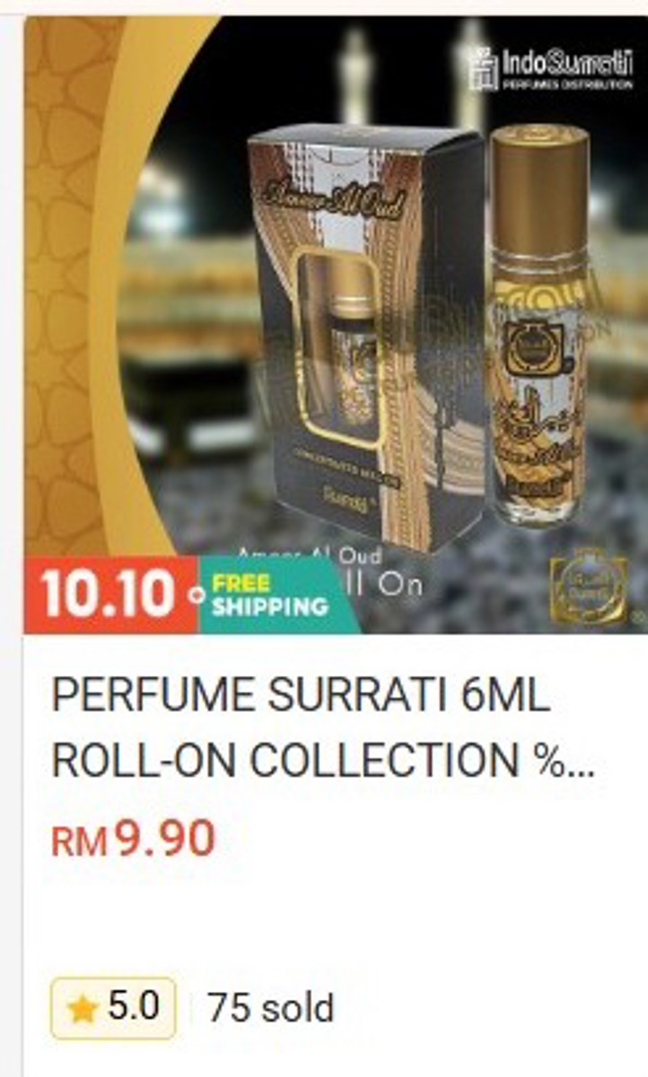 Surrati 6ml Roll-On Collection Perfume & Attar