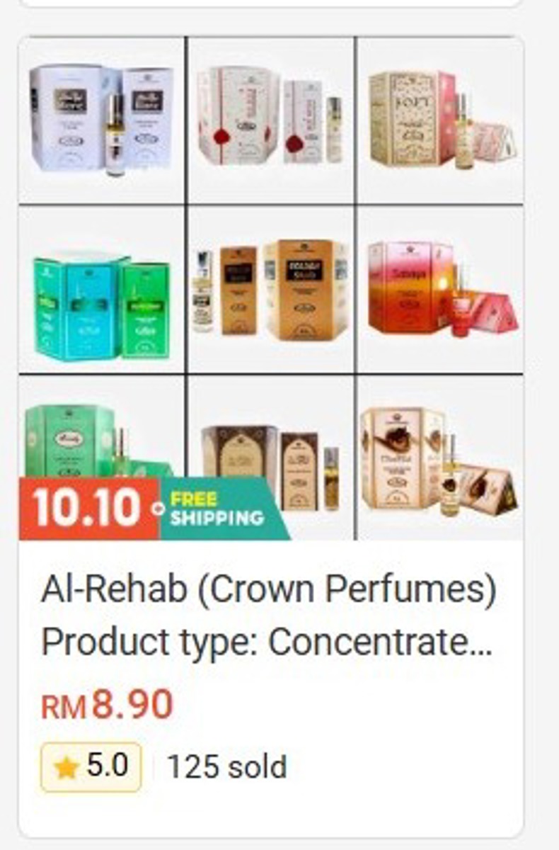 Al-Rehab (Crown Perfumes) Concentrated Perfume Oil Perfume & Attar