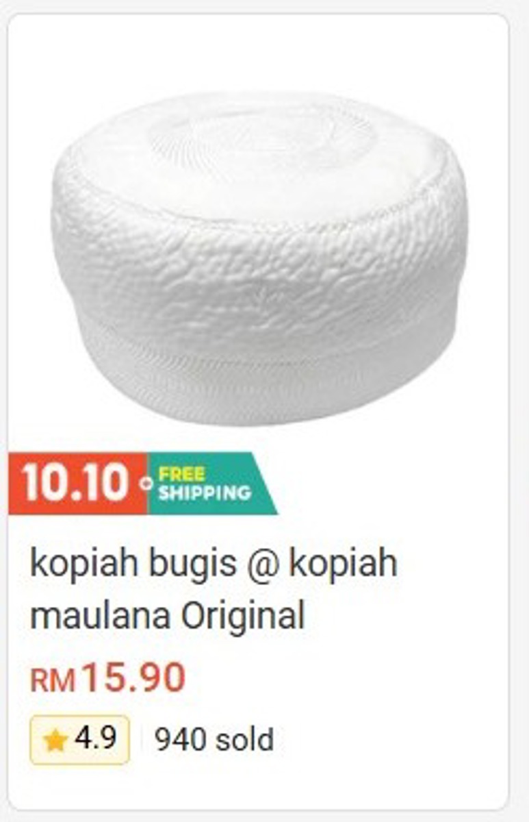 Kopiah Bugis / Kopiah Maulana (Original)