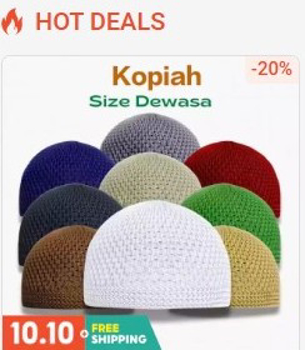 Kopiah Kait Garut Adult Free Size