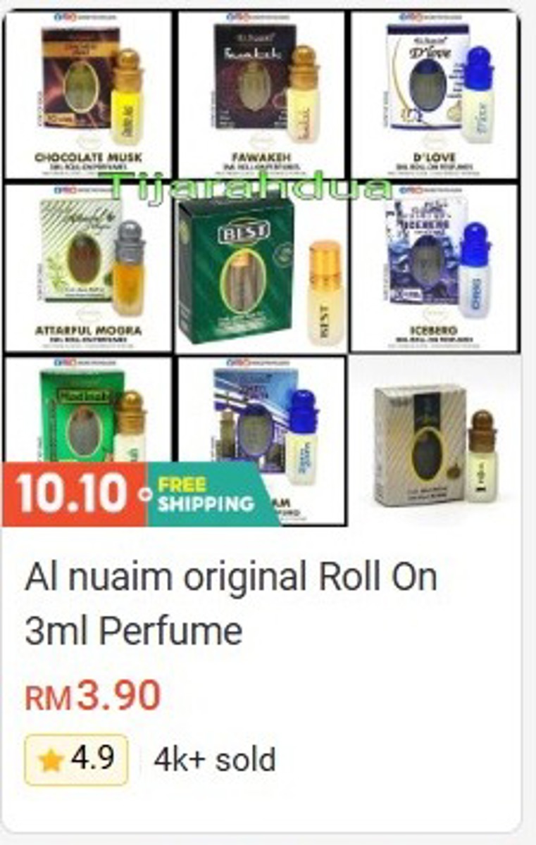 Al Nuaim Original Roll-On 3ml Perfume Perfume & Attar