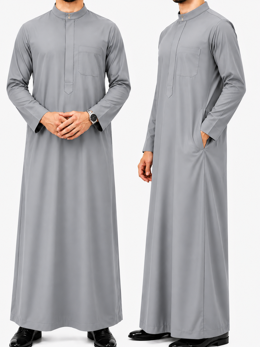 Jubah Al Haramain Kain Coat Tebal Exclusive 